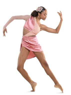 Tenth House Pink Satin Dance Costume
